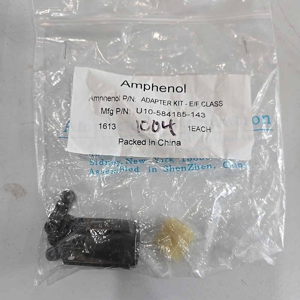 AMPHENOL U10-584185-143 CIRCULAR ADAPTER KIT E/F CLASS NEW